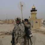 Veteran ActioNeter on Roof in Samarra