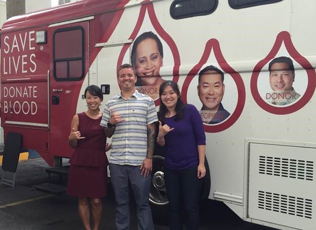 ActioNet Donates blood to blood bank in Hawaii