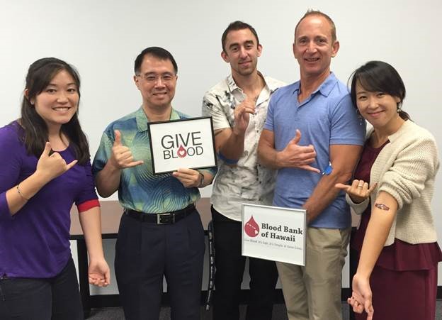 ActioNeters Donate to Blood Bank of Hawaii