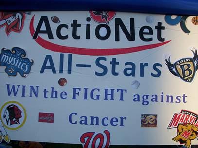 ActioNet Sign "ActioNet All-Starts Win the Fight Against Cancer"