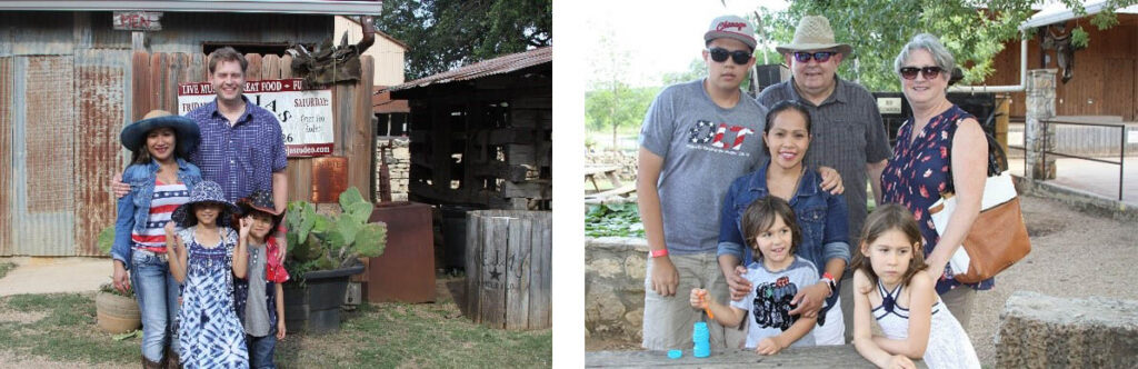 ActioNeters Jonathan C (Left Picture) and Butch (Right Picture) with their Families