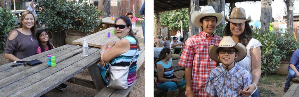 ActioNeter Angela E (Left Photo) and Judy A (Right Photo) with their families