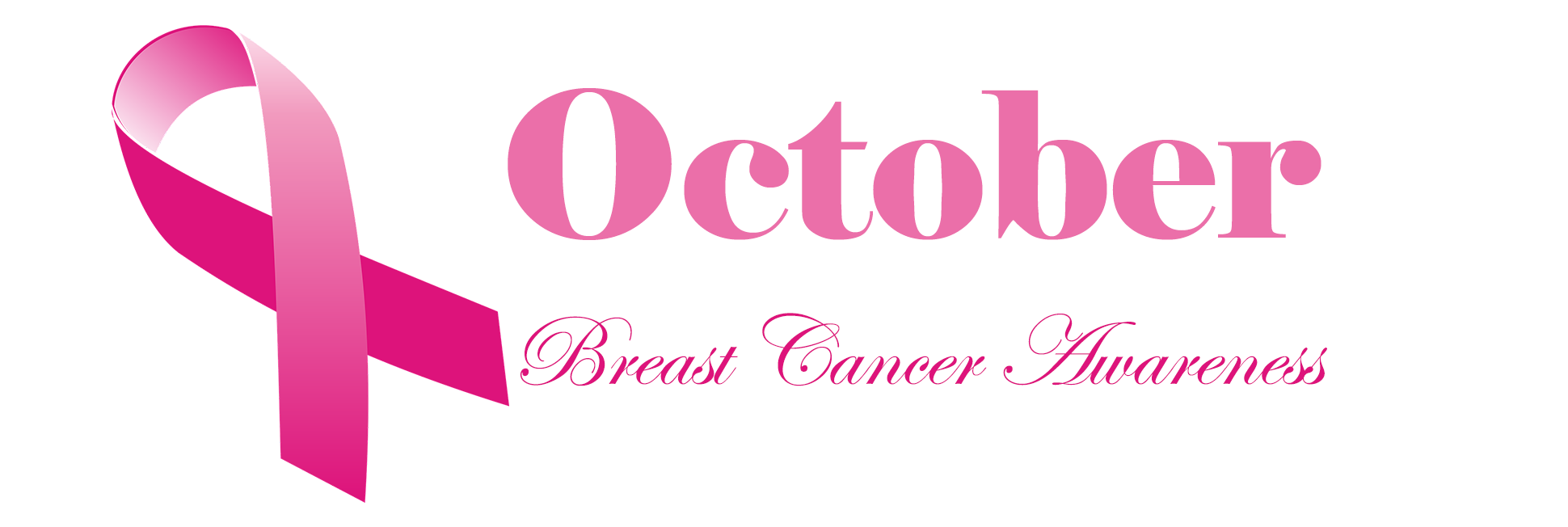 October Breast Cancer Awareness Month Logo