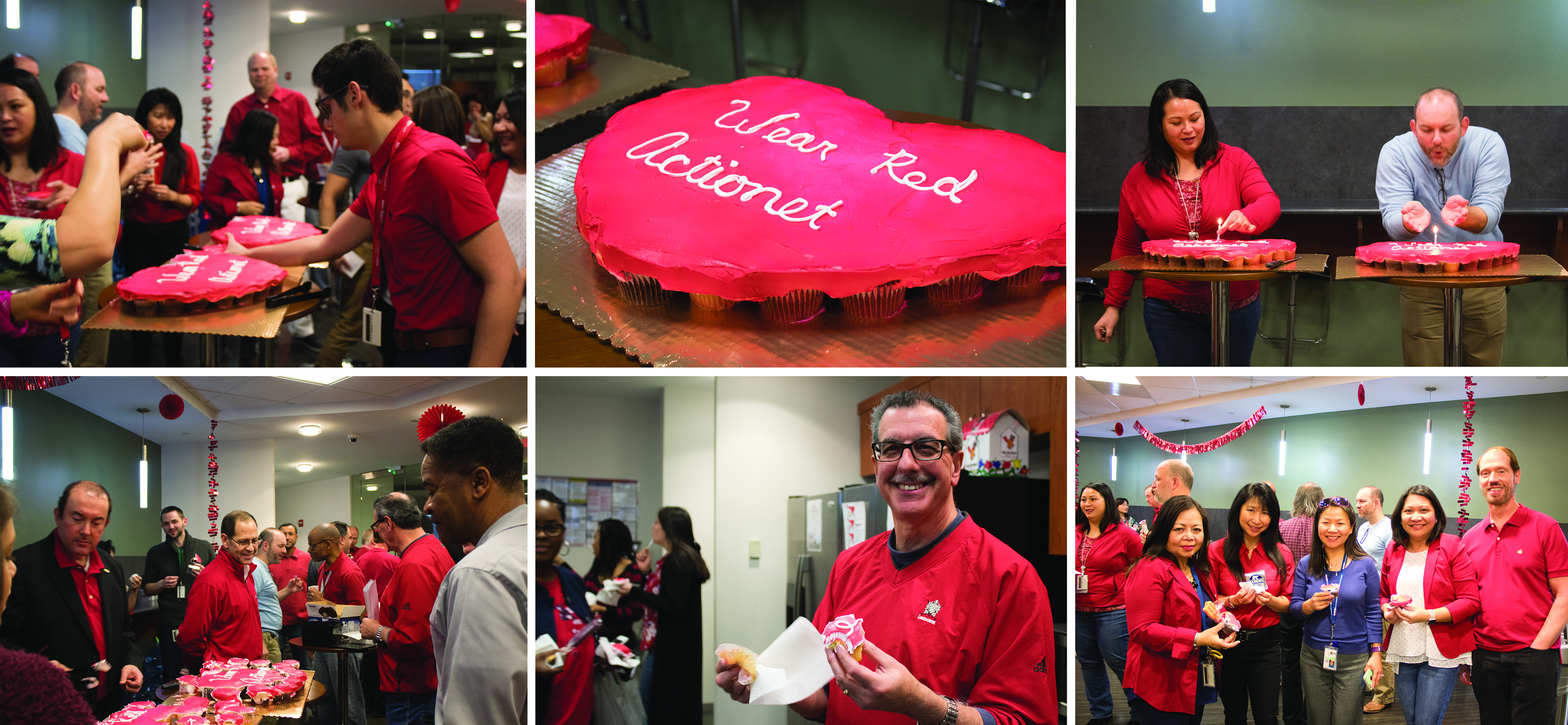 ActioNeters came out to wear red at the February event