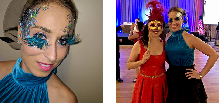 ActioNeter Rachel Gets Recognition for Masquerade Costume at ActioNet Masked Ball Conest