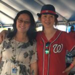 Grace L poses with CEO Ashley Chen