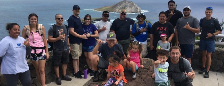 ActioNet Families take Hawaii Group Hike