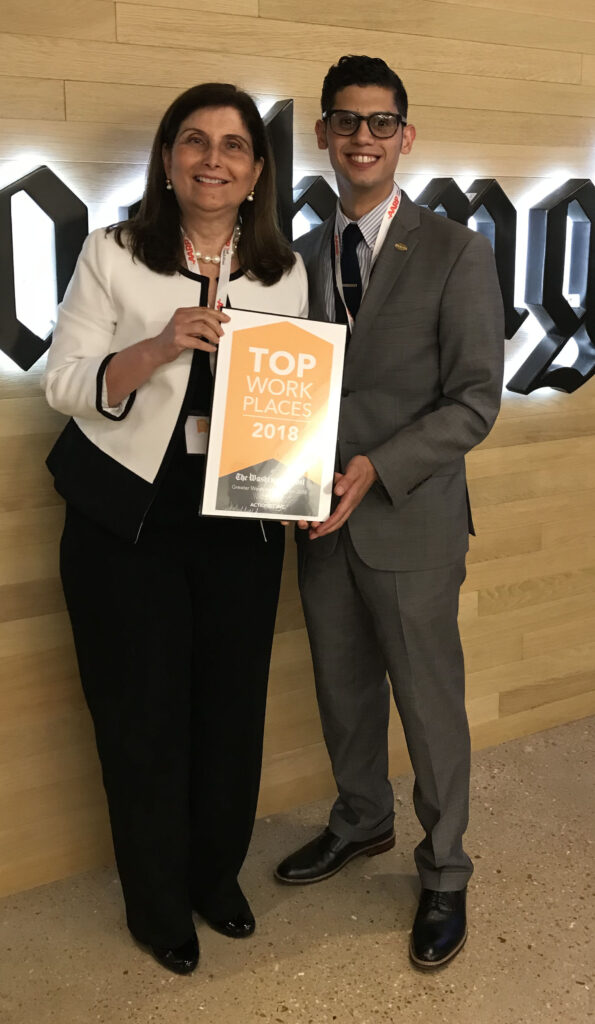 ActioNeters Lina and Jonathan Celebrate Culture at Washington Post Top Workplaces 2018