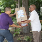 ActioNeters work together to move donations