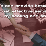Quote – We can provide better and more cost effective service to our customers by scaling and sharing LINKEDIN