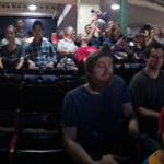 Panoramic Photo of ActioNeters in the Baseball Stadium