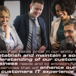 Quote LINKEDIN – ActioNet takes pride in our ability to establish and maintain a solid understanding of our customers business needs