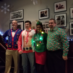 AFDS ActioNeters Take Photos Together in their Ugly Sweaters