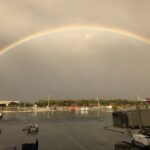 Team Dinner Concluded with Rainbow