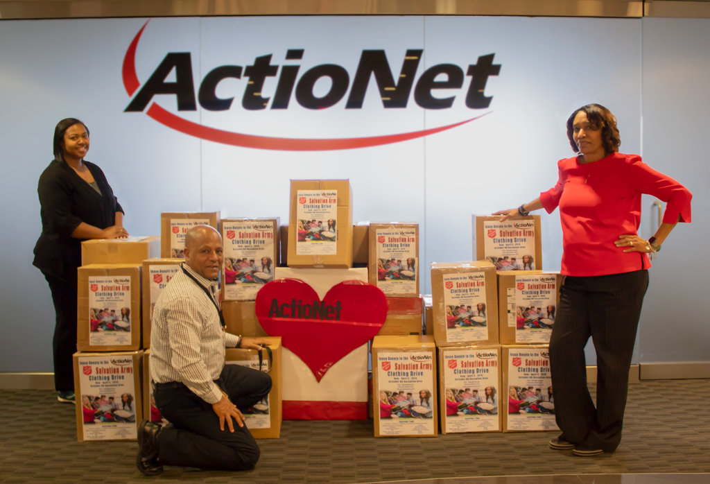 ActioNeters Donate to Salvation Army and bring awareness to their Pathway of Hope initiative