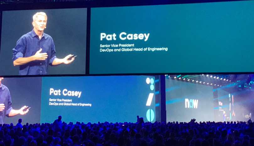 Pat Casey Speaking to Attendees of the ServiceNow Knowledge Conference 2019