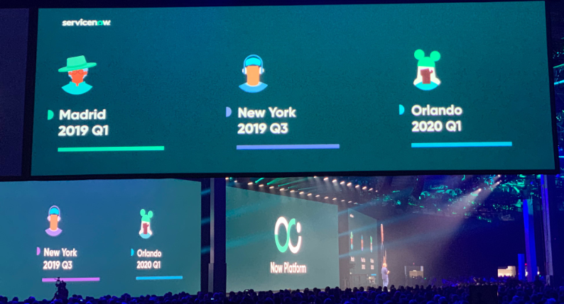 ServiceNow Announces their Release Locations
