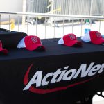 Nationals Caps on an ActioNet Table
