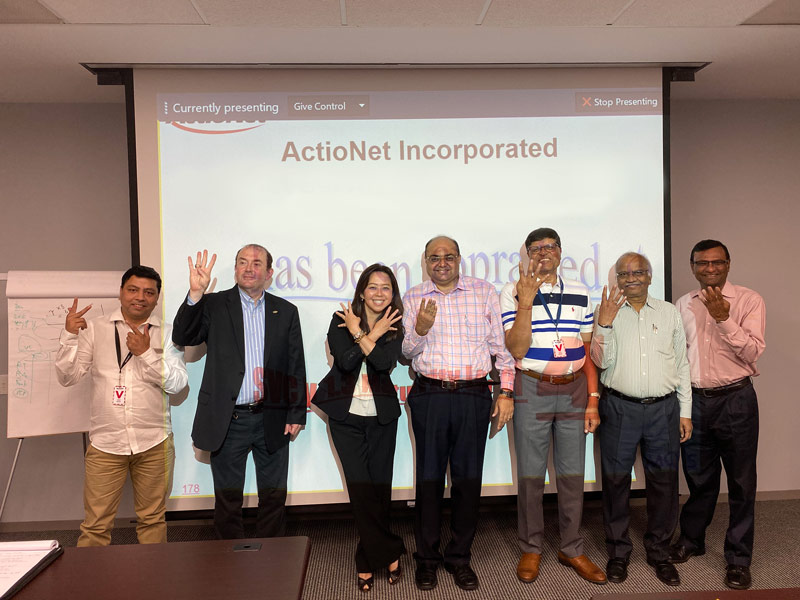 ActioNeters Put Up 4 to Celebrate a Successful CMMI Level 4 Audit