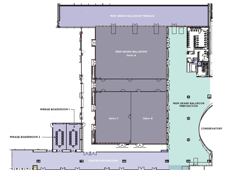Layout of the Overall MGM Floor Plan