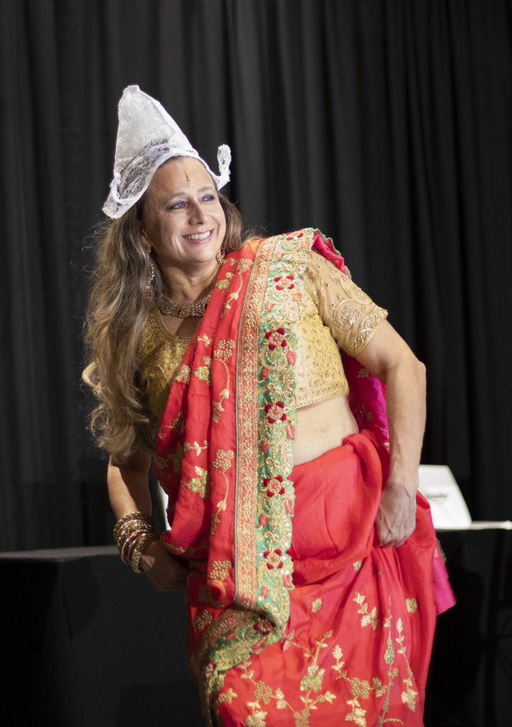 Purshina P. in the Cultural Fashion Show