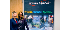 ActioNet recruiters at the GMU Career fair