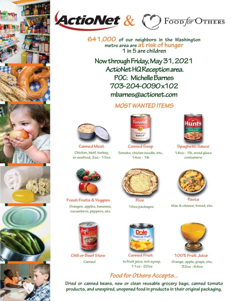 Food For Other Food Drive Flyer