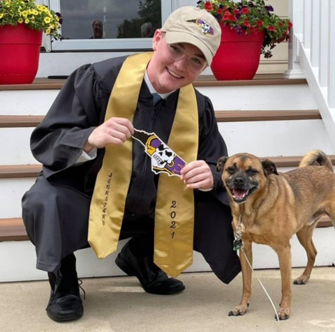 High School Graduate Jacob Moves onto College at East Carolina University