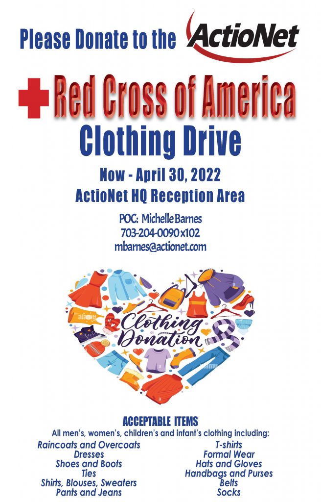 ActioNet Clothing Drive 2022